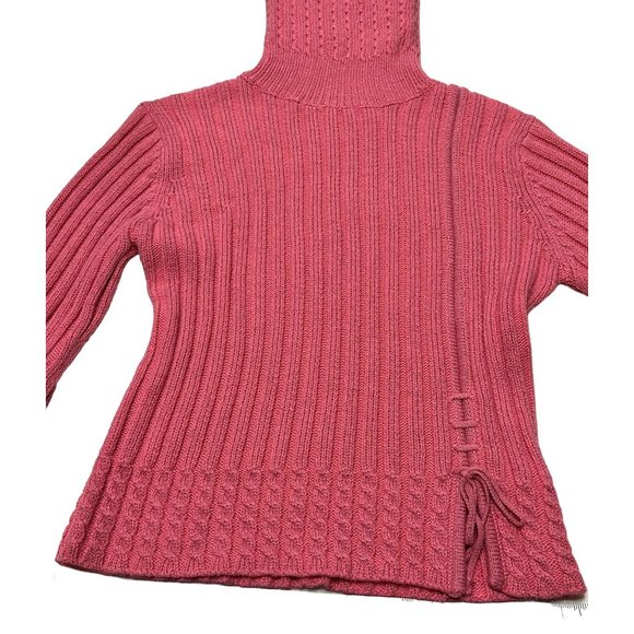 Christie Brooks Brand Pink Sweater Acrylic Blend Girl's Large (14) - Picture 3 of 9